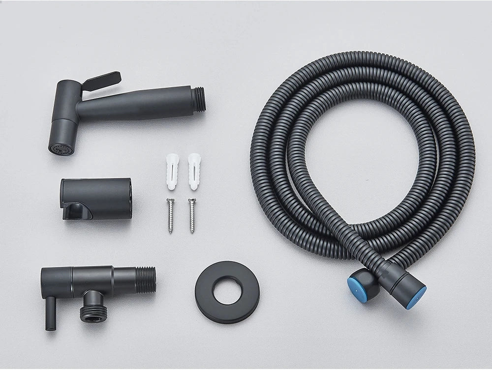 Douchette hygiénique bidet noir mat HYGIA