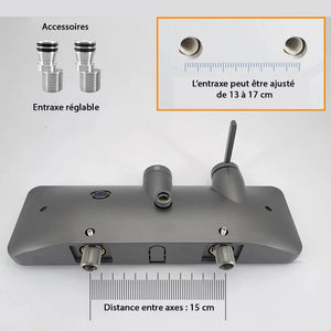 Colonne de douche, 3 voies chrome VOLUO