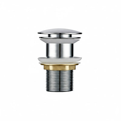 Bonde lavabo clic-clac sans trop-plein chrome 40mm