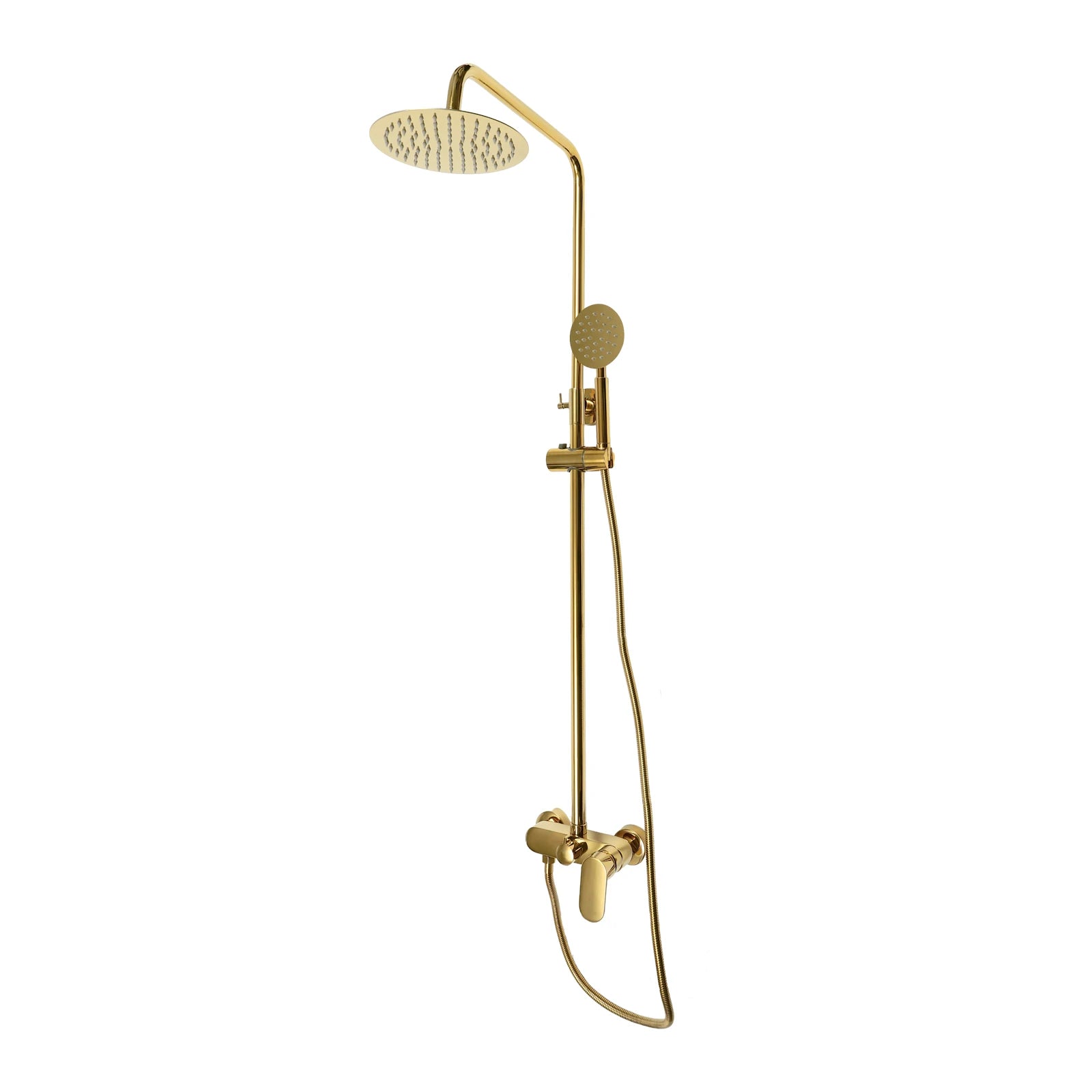 Colonne de douche thermostatique, 2 voies, or RONDI