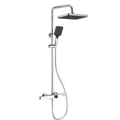 Colonne de douche thermostatique avec mitigeur mécanique, 3 voies, chrome ARCOS