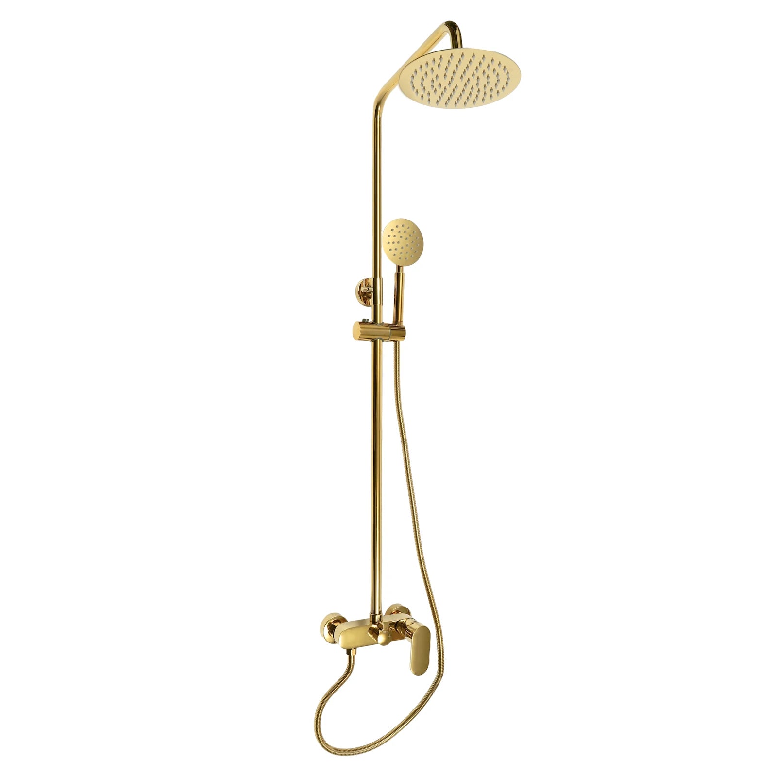 Colonne de douche thermostatique, 2 voies, or RONDI