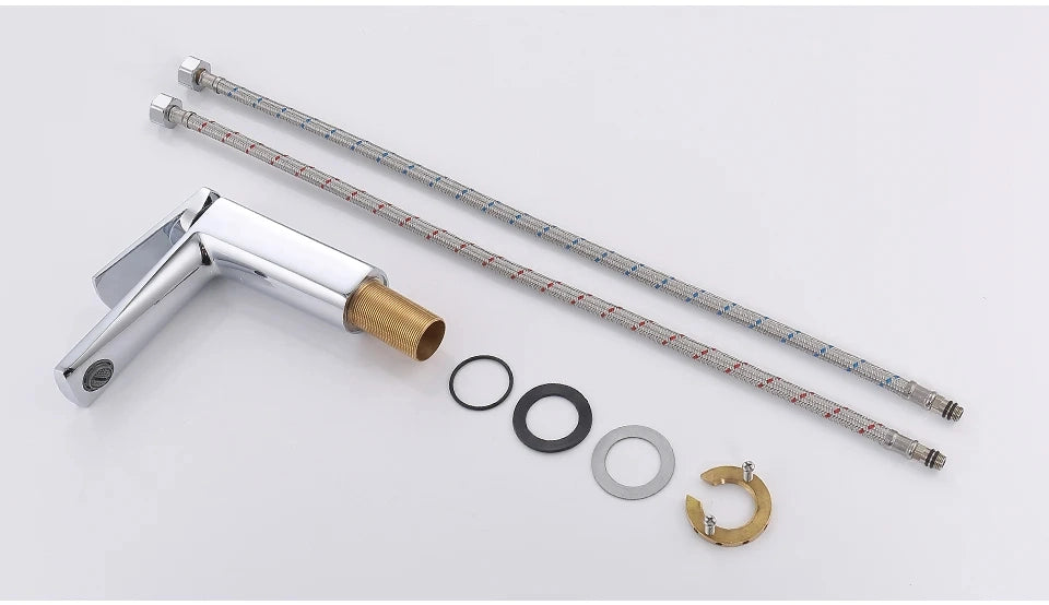 Mitigeur lavabo chromé design LINEA 15,5cm