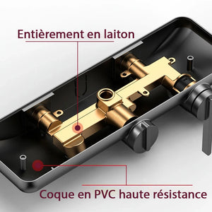 Colonne de douche, 3 voies chrome VOLUO