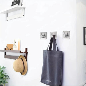 Crochet patère murale adhésif chrome SIMPLO