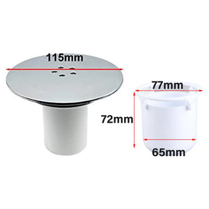 Bonde de Douche 90mm, couvercle de siphon