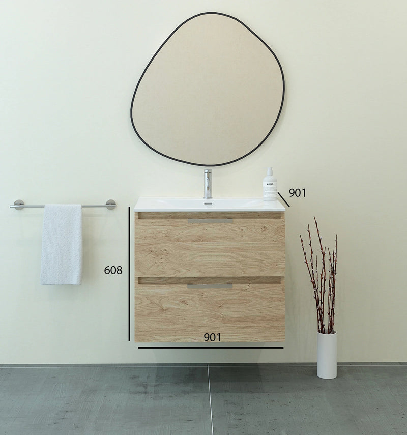Meuble salle de bain compact