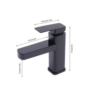 Robinet Lavabo Moderne Avec Ecran LED Noir/Blanc PLAYER