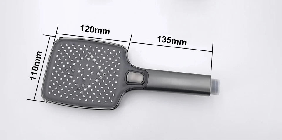 Colonne de douche thermostatique avec mitigeur mécanique, 3 voies, gris foncé ARCOS