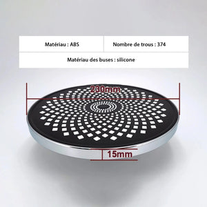 Colonne de douche carré avec mitigeur mécanique, 2 voies, chrome SERENYS