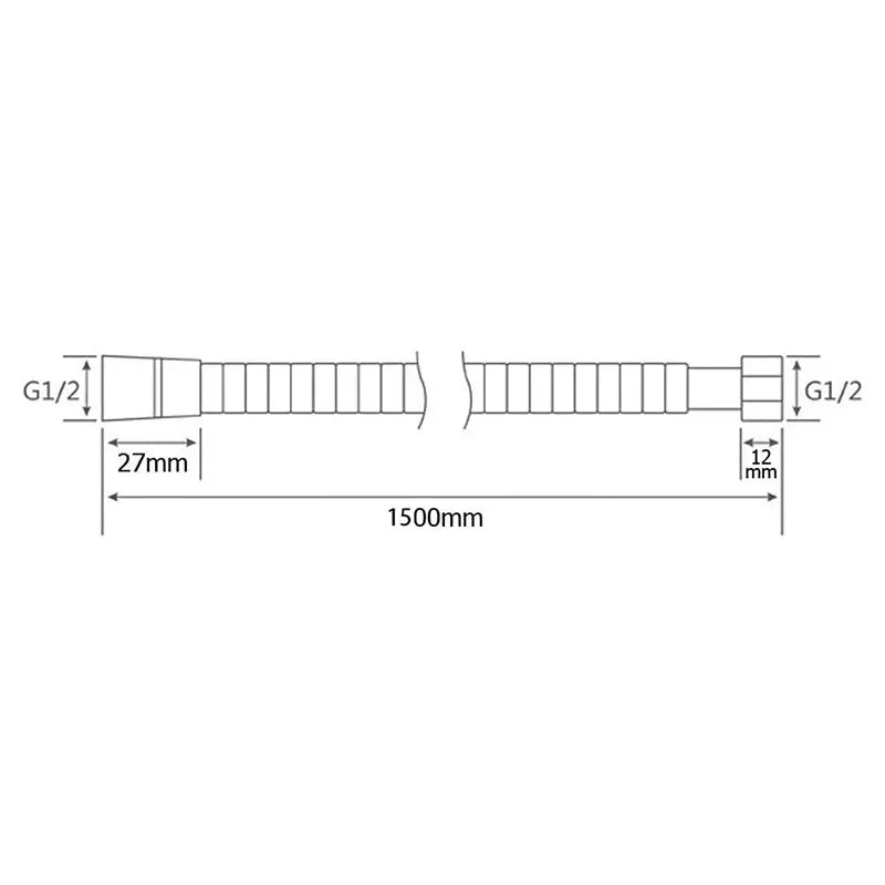 Flexible tuyau de douche 1.5 mètre or rose