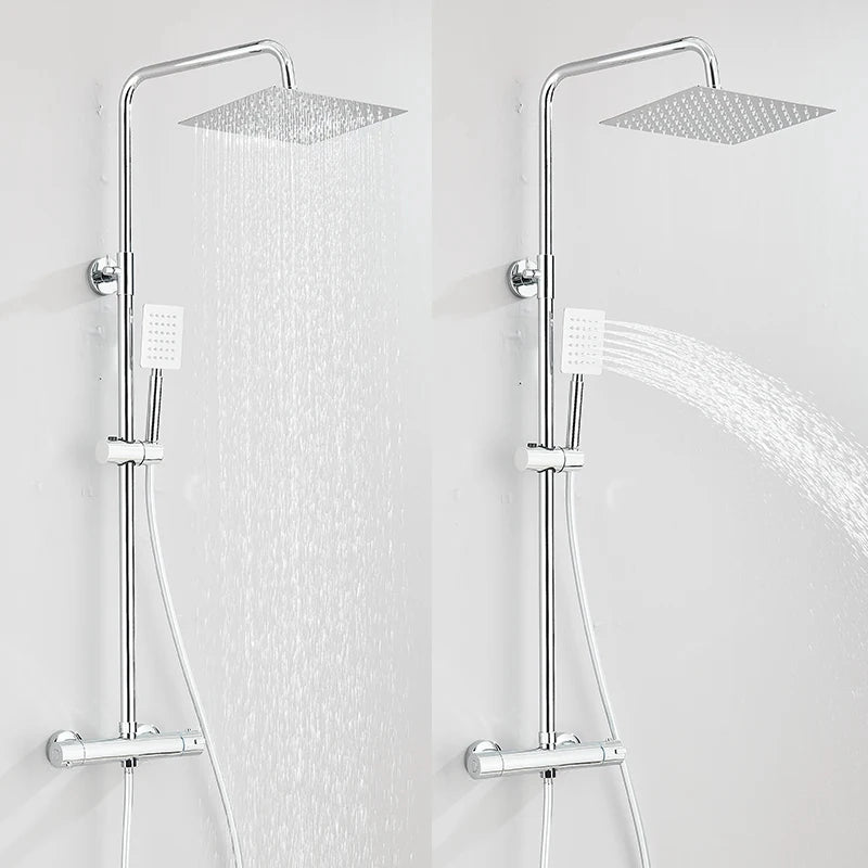 Colonne de douche thermostatique chrome NUCE