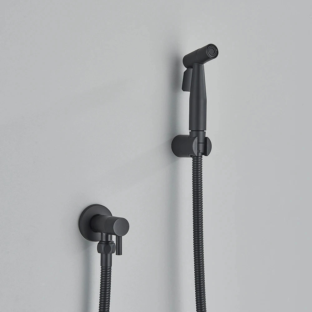 Douchette hygiénique bidet noir mat HYGIA