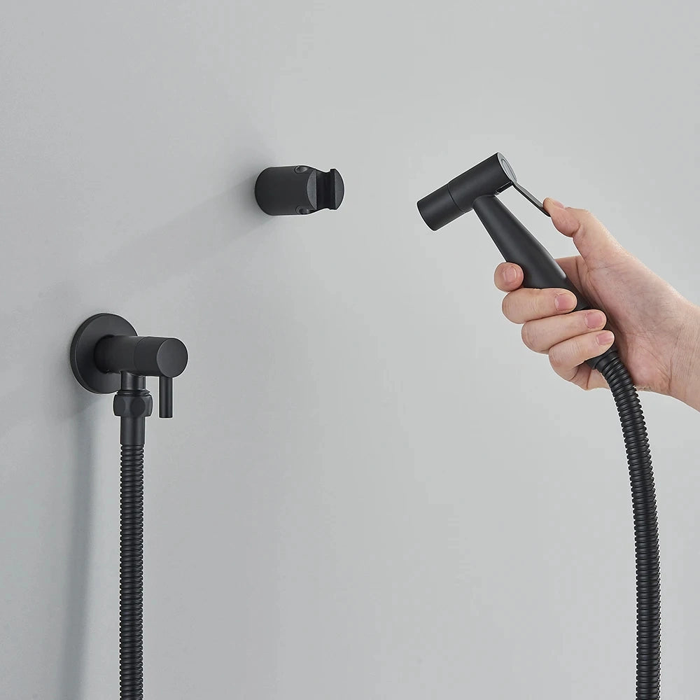 Douchette hygiénique bidet noir mat HYGIA