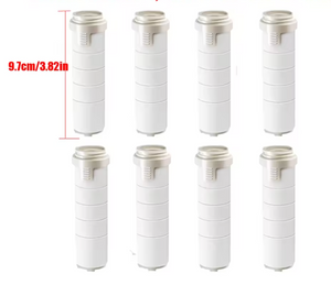 Filtres de Rechange pour Pommeau de Douche Filtrant Lot de 4 ou 8 NERIA