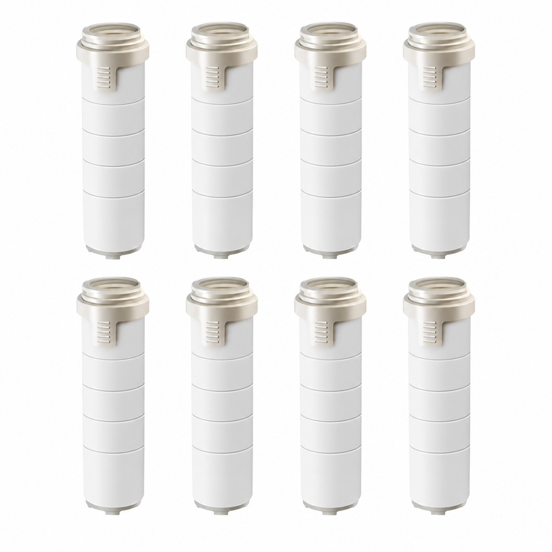 Filtres de Rechange pour Pommeau de Douche Filtrant Lot de 4 ou 8 NERIA