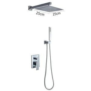 Kit de douche à encastrer LUVI chrome