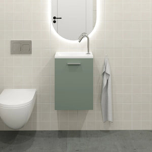Meuble Lave-mains 40 cm, Amande Mat, ILEA
