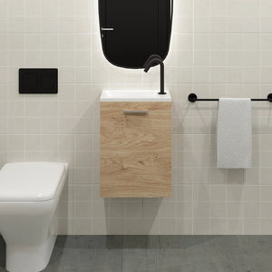 Meuble Lave-mains 40 cm, Chêne Sanremo, ILEA