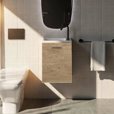 Meuble Lave-mains 40 cm, Chêne Sanremo, ILEA