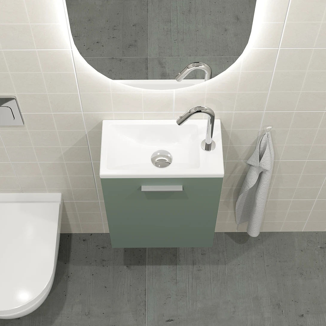 Meuble Lave-mains 40 cm, Amande Mat, ILEA