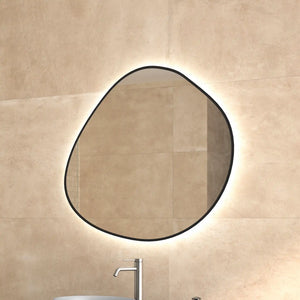 Miroir organique éclairant LED 80 cm | 2 coloris FLUVE