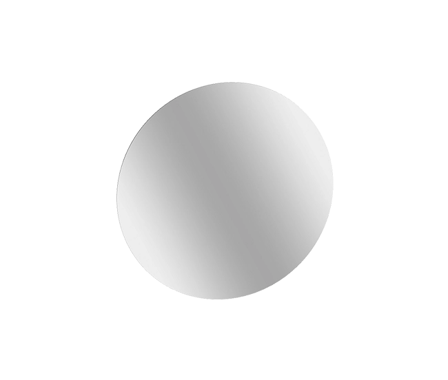 Miroir rond cadre en retrait LUME