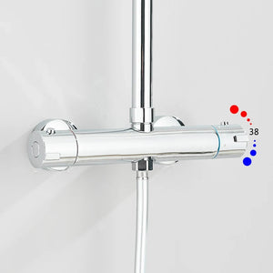 Colonne de douche thermostatique chrome NUCE