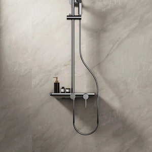 Colonne de douche, 3 voies gris métal VOLUO