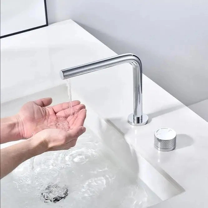 Mitigeur lavabo 2 trous, 2 hauteurs chrome NEO