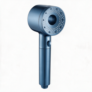 Pommeau de Douche Filtrant Anti-calcaire, 5 Modes, Bleu NERIA
