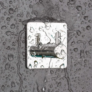 Crochet patère murale adhésif chrome SIMPLO