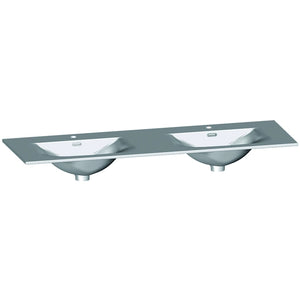 Plan double vasque salle de bain Céramique 140cm