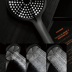 Colonne de douche ou bain douche, avec mitigeur mécanique, 3 voies, noir mat RIVIERAS