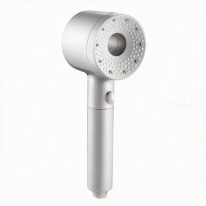 Pommeau de Douche Filtrant Anti-calcaire, 5 Modes, Blanc NERIA