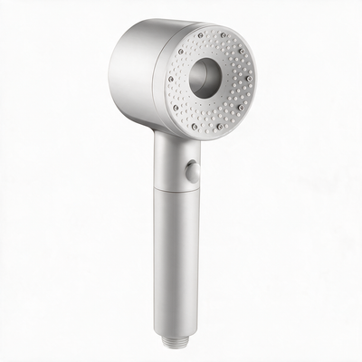 Pommeau de Douche Filtrant Anti-calcaire, 5 Modes, Blanc NERIA
