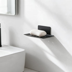 Porte Savon Murale Sans Perçage Noir