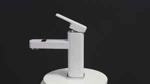 Robinet Lavabo Moderne Avec Ecran LED Noir/Blanc PLAYER