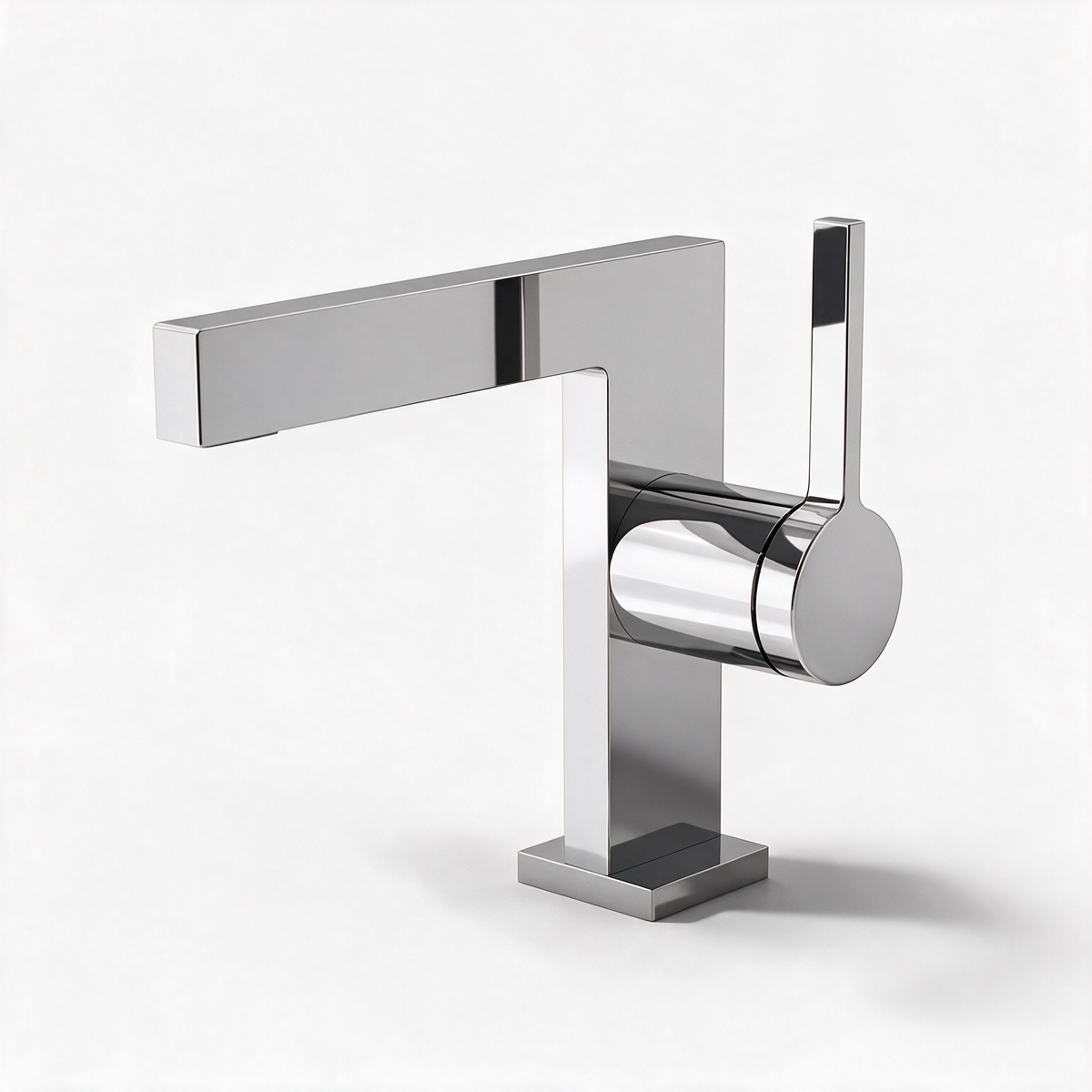 Robinet Lavabo Mitigeur Cubique Chrome CUBO 16cm