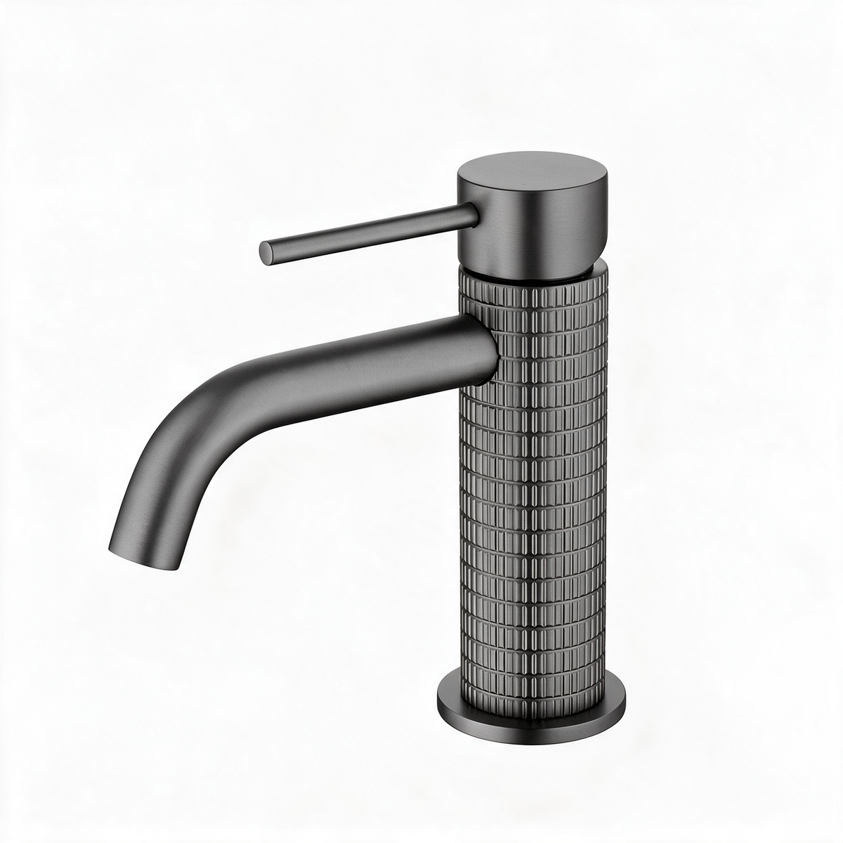 Robinet Lavabo Gris Foncé 16cm/31cm 'Tuile'