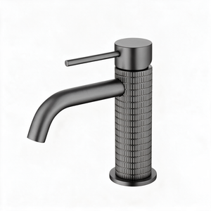 Robinet Lavabo Gris Foncé 16cm/31cm 'Tuile'