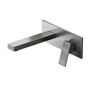 Robinet salle de bain thermostatique gris brossé PLATO