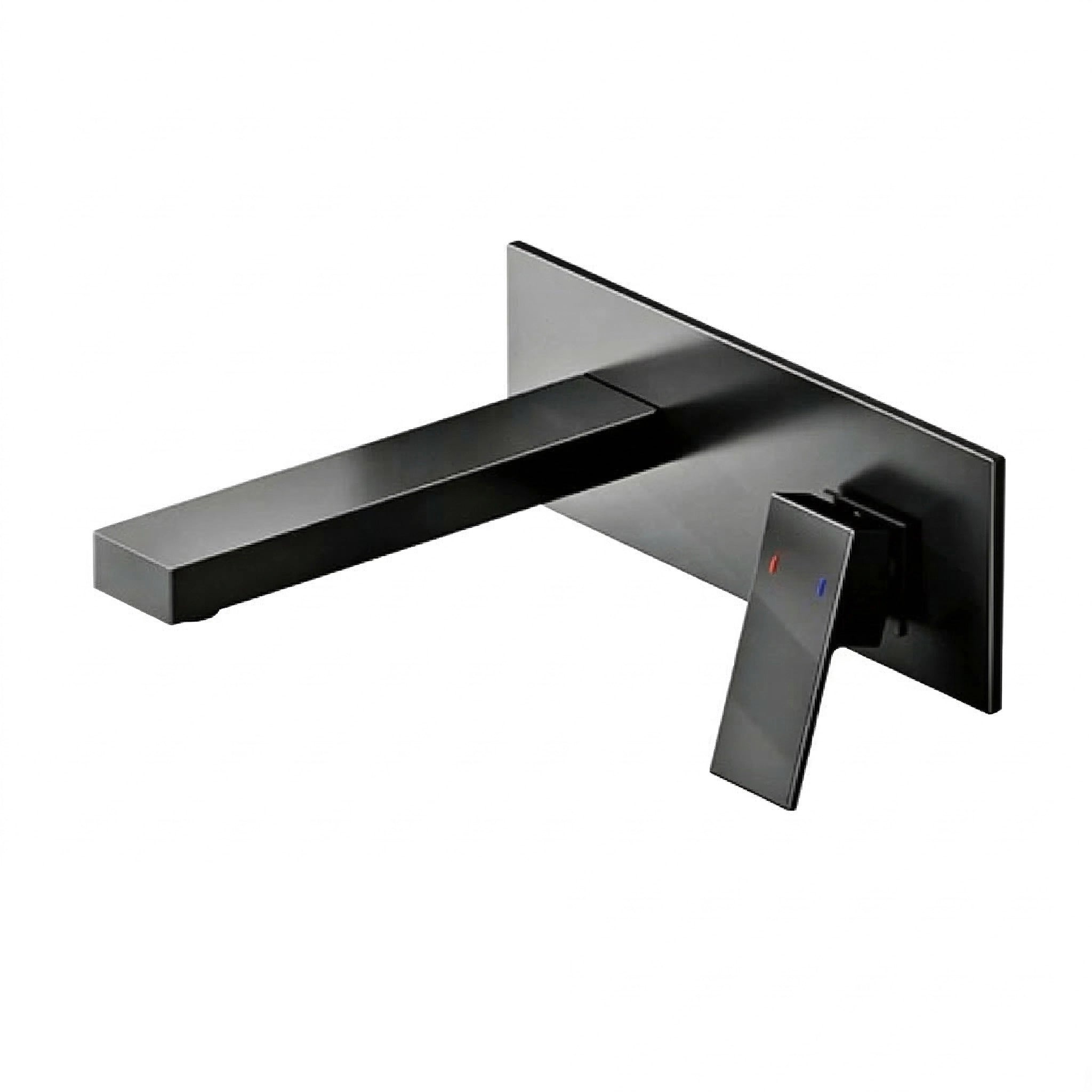 Robinet salle de bain thermostatique noir mat PLATO