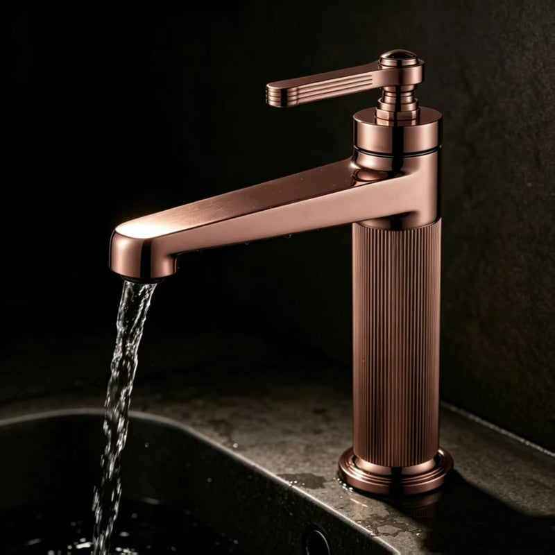 Robinet Evier pour Lavabo Or Rose DIVA