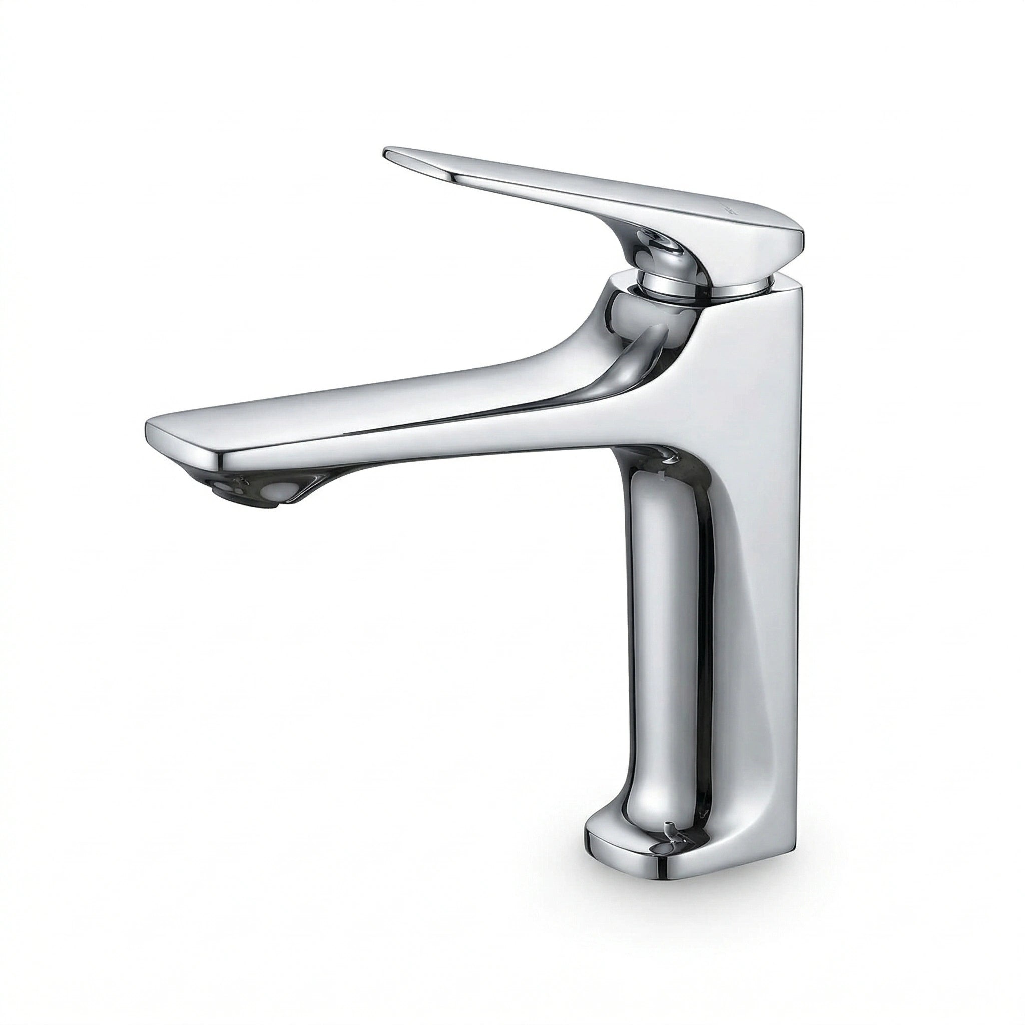 Robinet lavabo moderne argent 16cm IROX