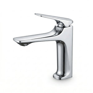 Robinet lavabo moderne argent 16cm IROX