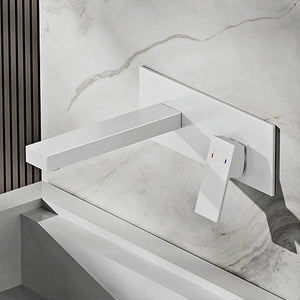 Robinet salle de bain thermostatique blanc PLATO