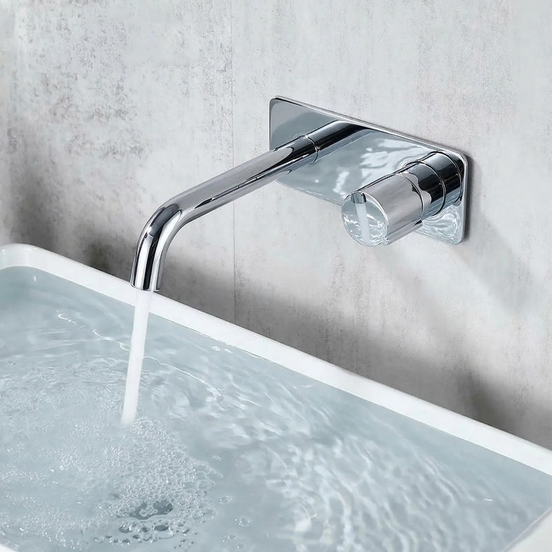 Robinet thermostatique incrusté salle de bain, Chrome, MILO