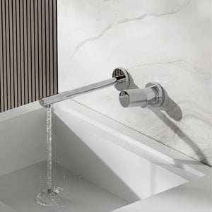 Robinet mitigeur lavabo encastré chrome LUXO