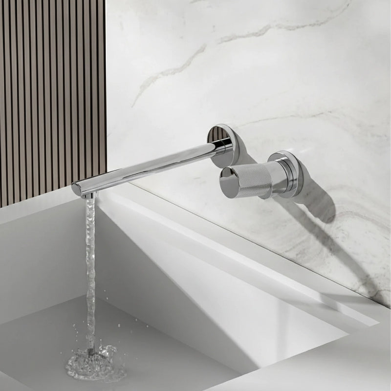 Robinet mitigeur lavabo encastré chrome LUXO